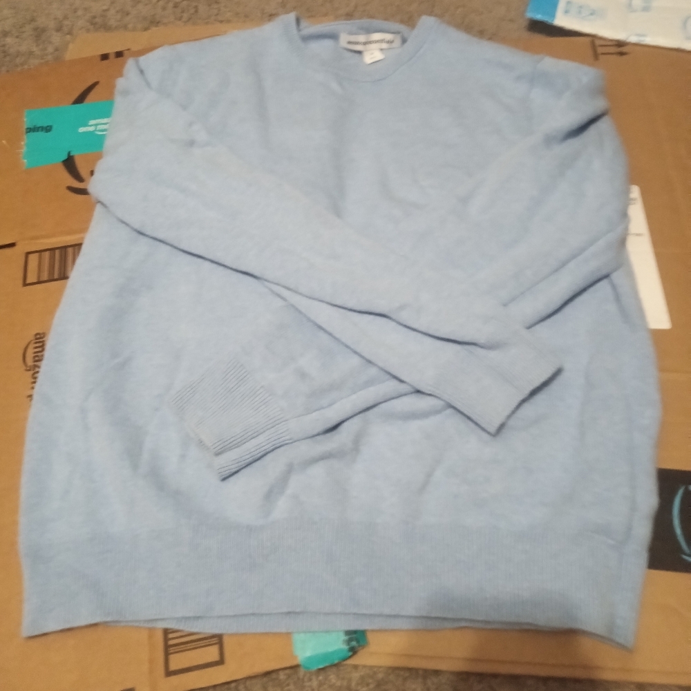 Amazon Light Blue Sweater